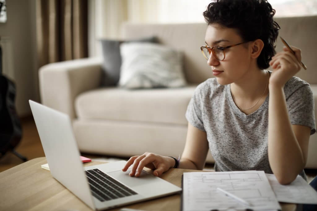 women doing research on information design