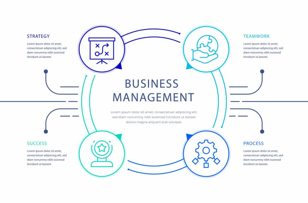 Business Management Infographic Design