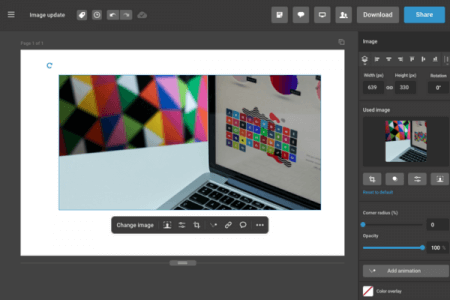 Float Visual Edit visual elements faster with the new floating toolbar | Infogram