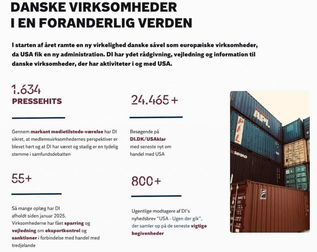 2025 recap of Data Visualization Projects at Infogram: Dansk Industri.
